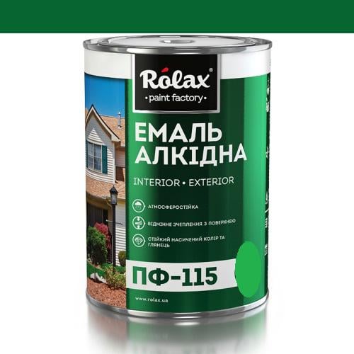 Емаль алкідна ПФ-115 Rolax 2,8 кг Темно-зелений